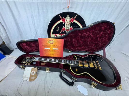 Gibson Custom Shop LPB-3 lpb3 Les Paul Custom Guitar with COA + Case
