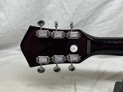 Silvertone Jupiter 1423 Redburst Reissue Singlecut Electric Guitar