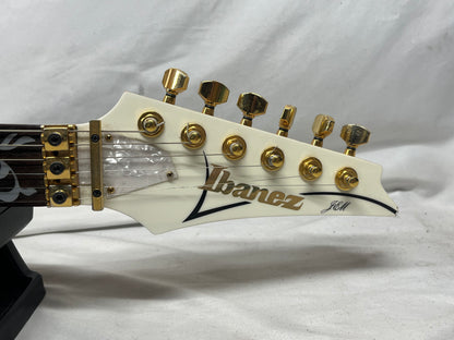 Ibanez JEM7V Prestige Steve Vai Signature HSH Electric Guitar with Hard Case - White