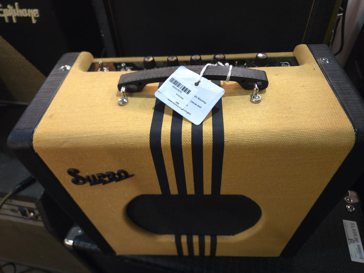 Supro 1820R Delta King 10 5-Watt 1x10" Guitar Combo 2021 - Present - Tweed / Black Stripes - Local Pickup Only