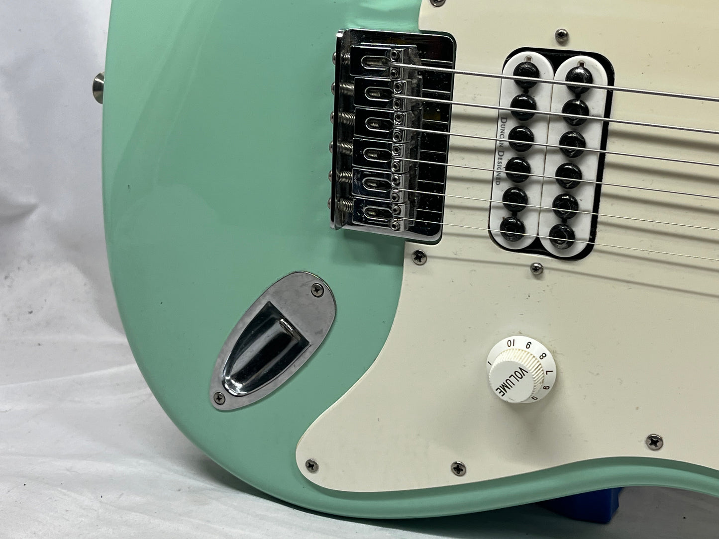 Squier Tom DeLonge Signature Stratocaster Strat Electric Guitar - Surfboard Green