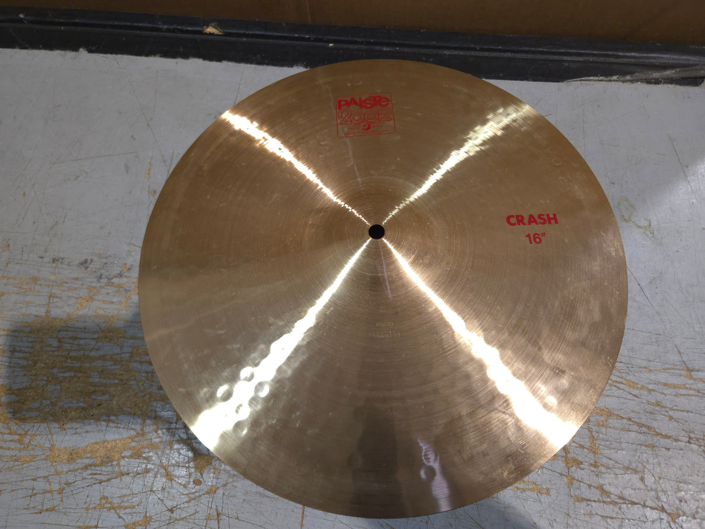 Paiste 16" 2002 Crash Cymbal 1980 - Present - Traditional
