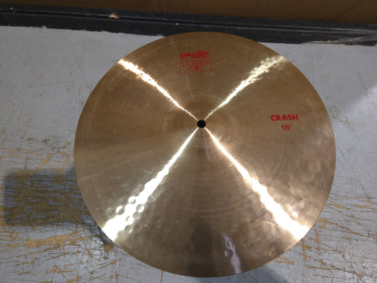 Paiste 16" 2002 Crash Cymbal 1980 - Present - Traditional