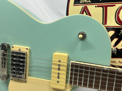 Gretsch G2215-P90 Streamliner Junior Jet Club Singlecut Electric Guitar - Mint Metallic