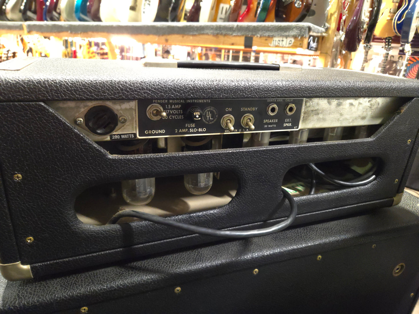 Fender Bassman "Drip Edge" 2-Channel 50-Watt Guitar Amp Head 1968 - 1969 - Silverface - Local Pickup Only