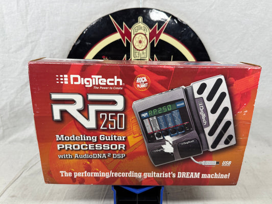 DigiTech RP250 Guitar Multi-Effects Pedal with Power Supply + Box - CLEAN!
