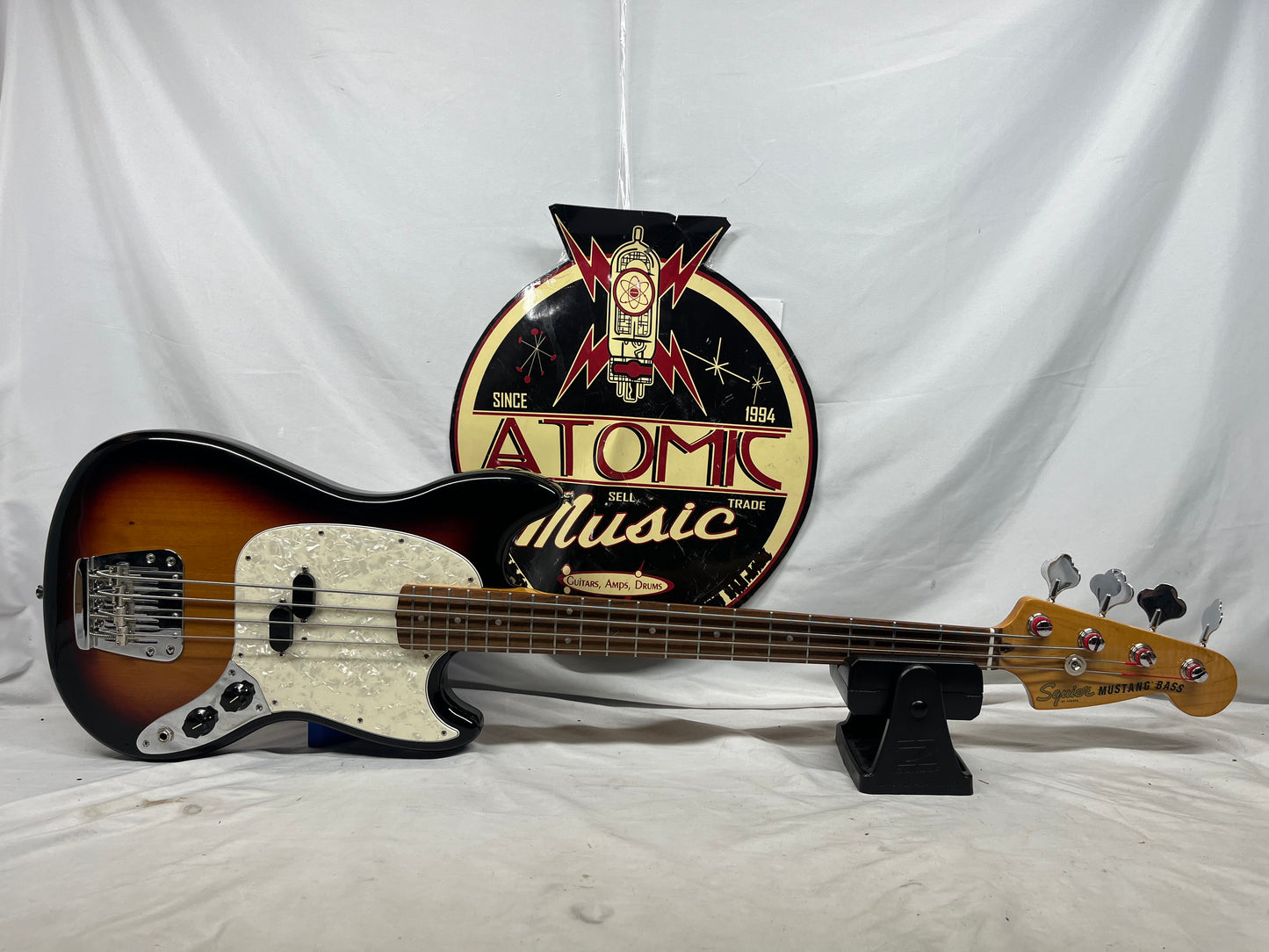 Squier Parts Classic Vibe '60s 4-String Electric Mustang Bass - Non-Original Fender-Made Body