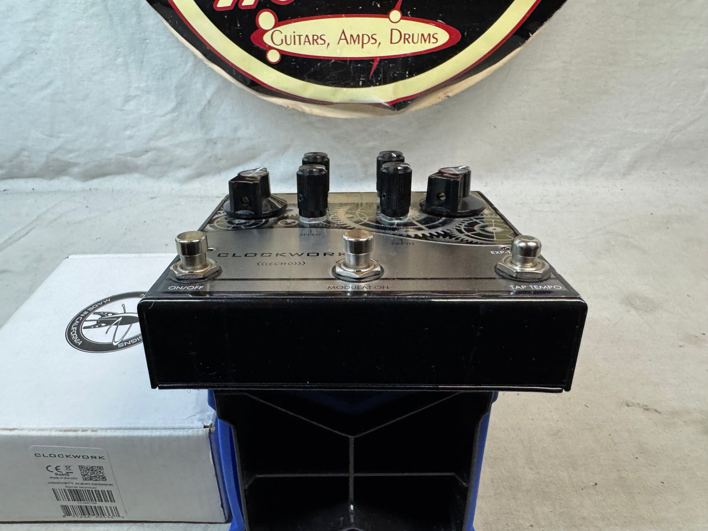 J. Rockett Audio Designs Clockwork Echo Analog Delay Pedal with Box