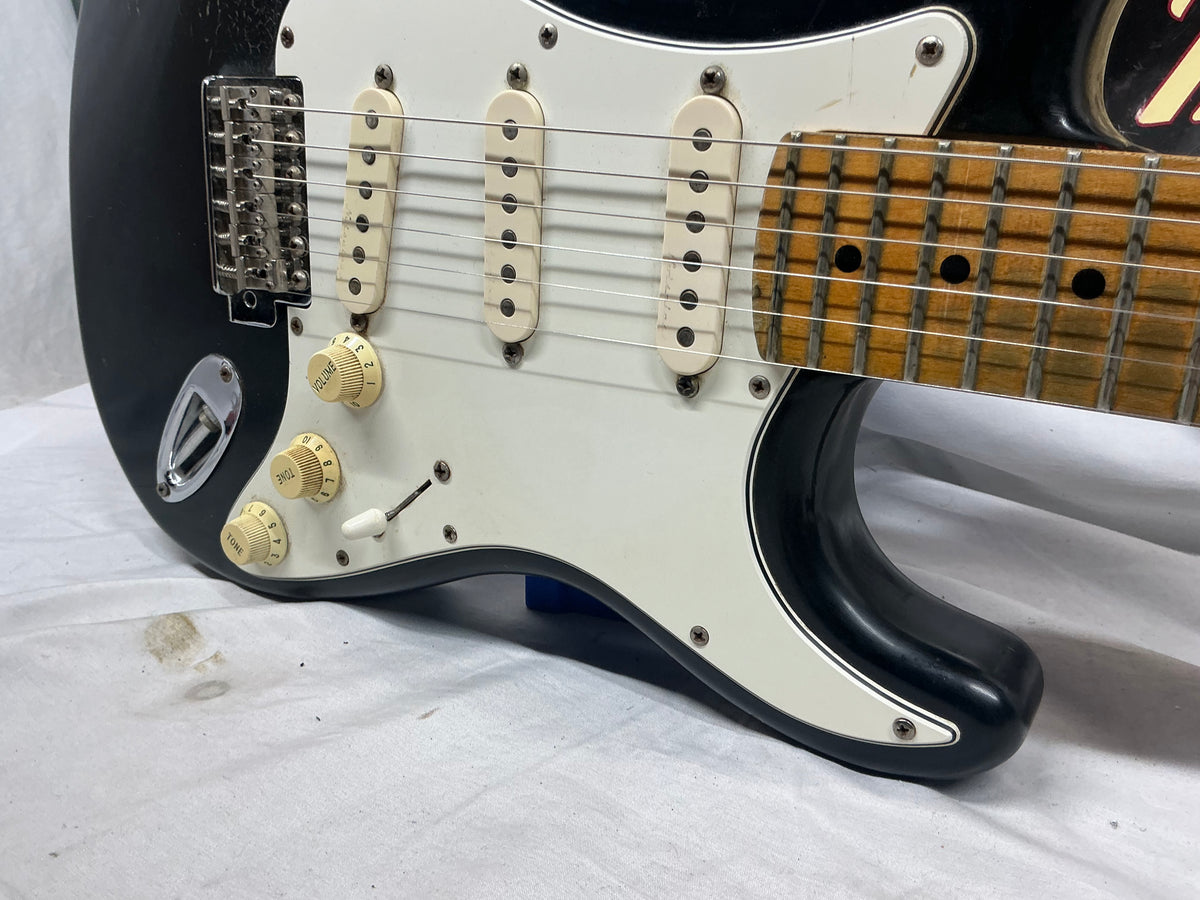 Warmoth Partscaster S-Style - Black - Needs Re-Fret