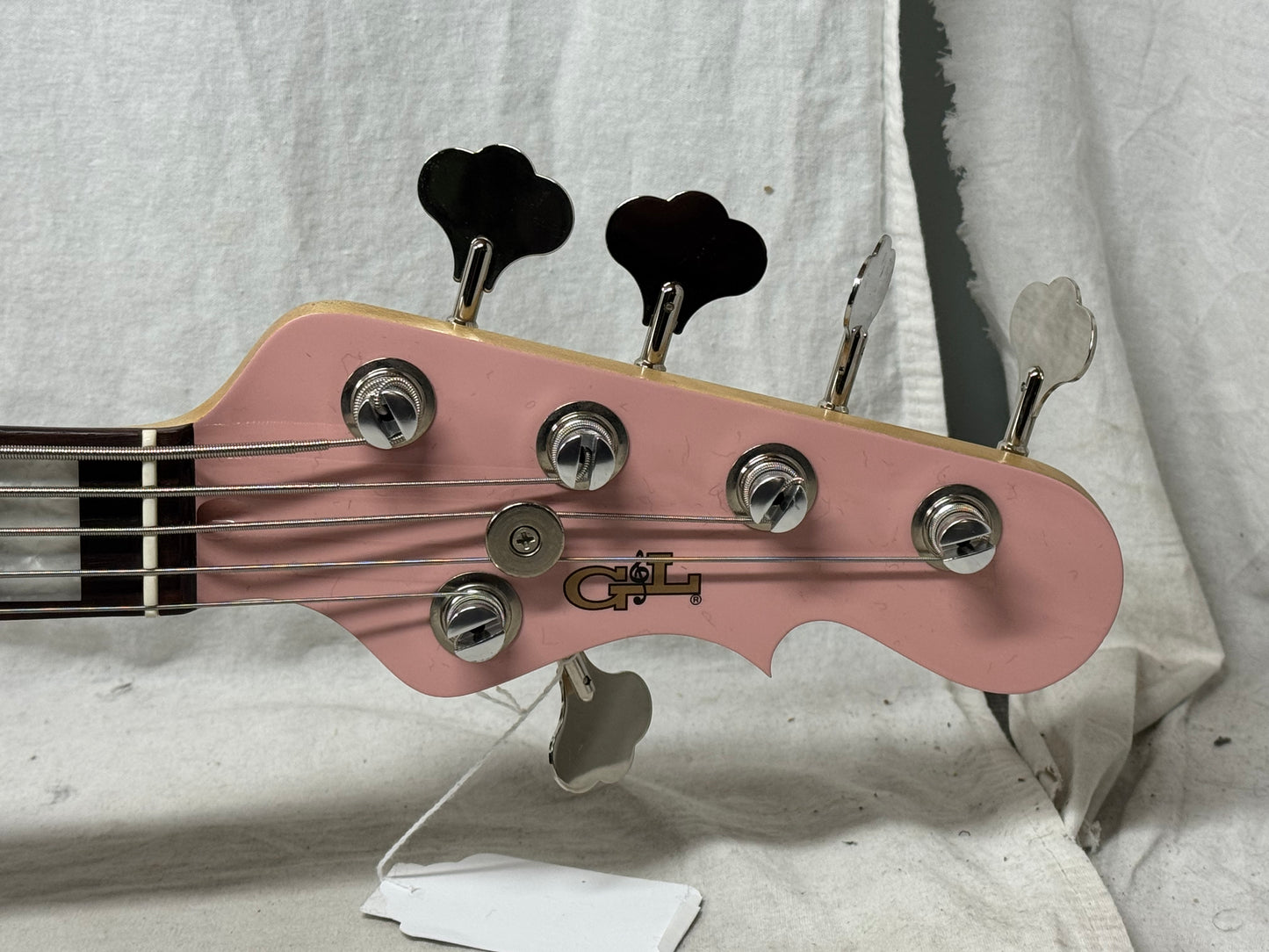 G&L JB-5 jb5 5-string Bass with Case 2021 - Shell Pink