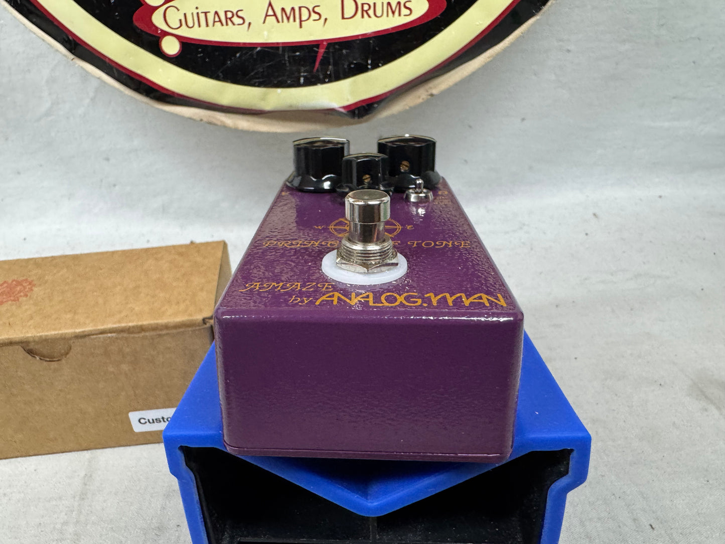 Analogman Amaze by analog.man Prince Of Tone Overdrive Pedal with Box