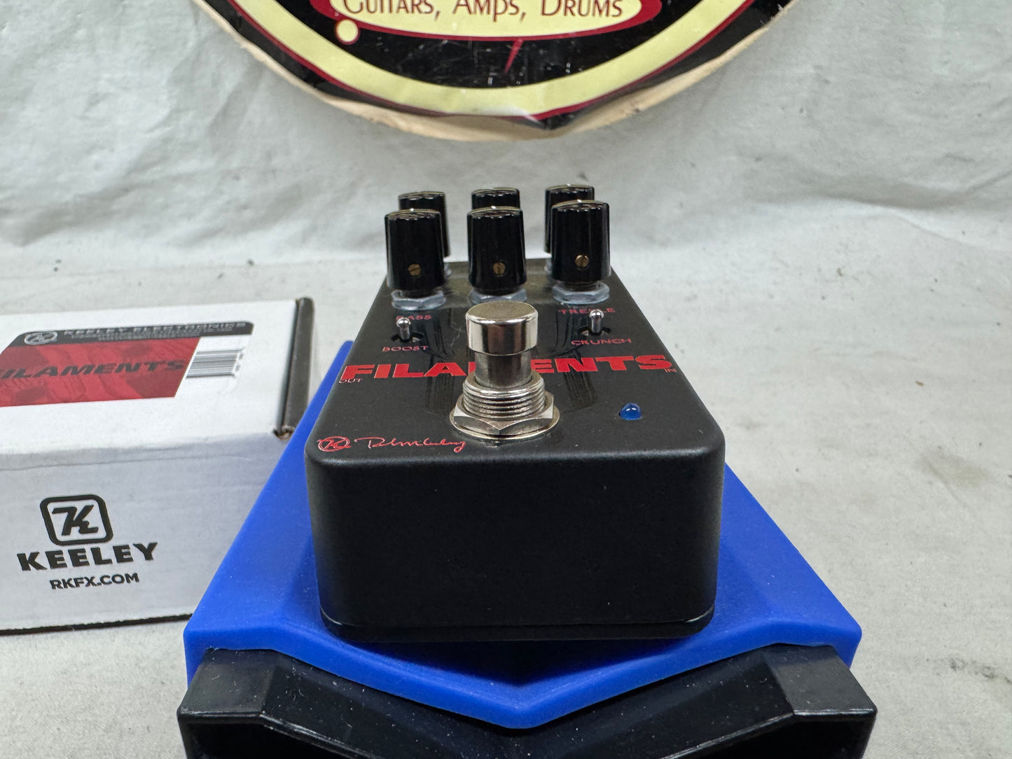 Keeley Electronics Filaments High Gain Distortion Pedal with Box