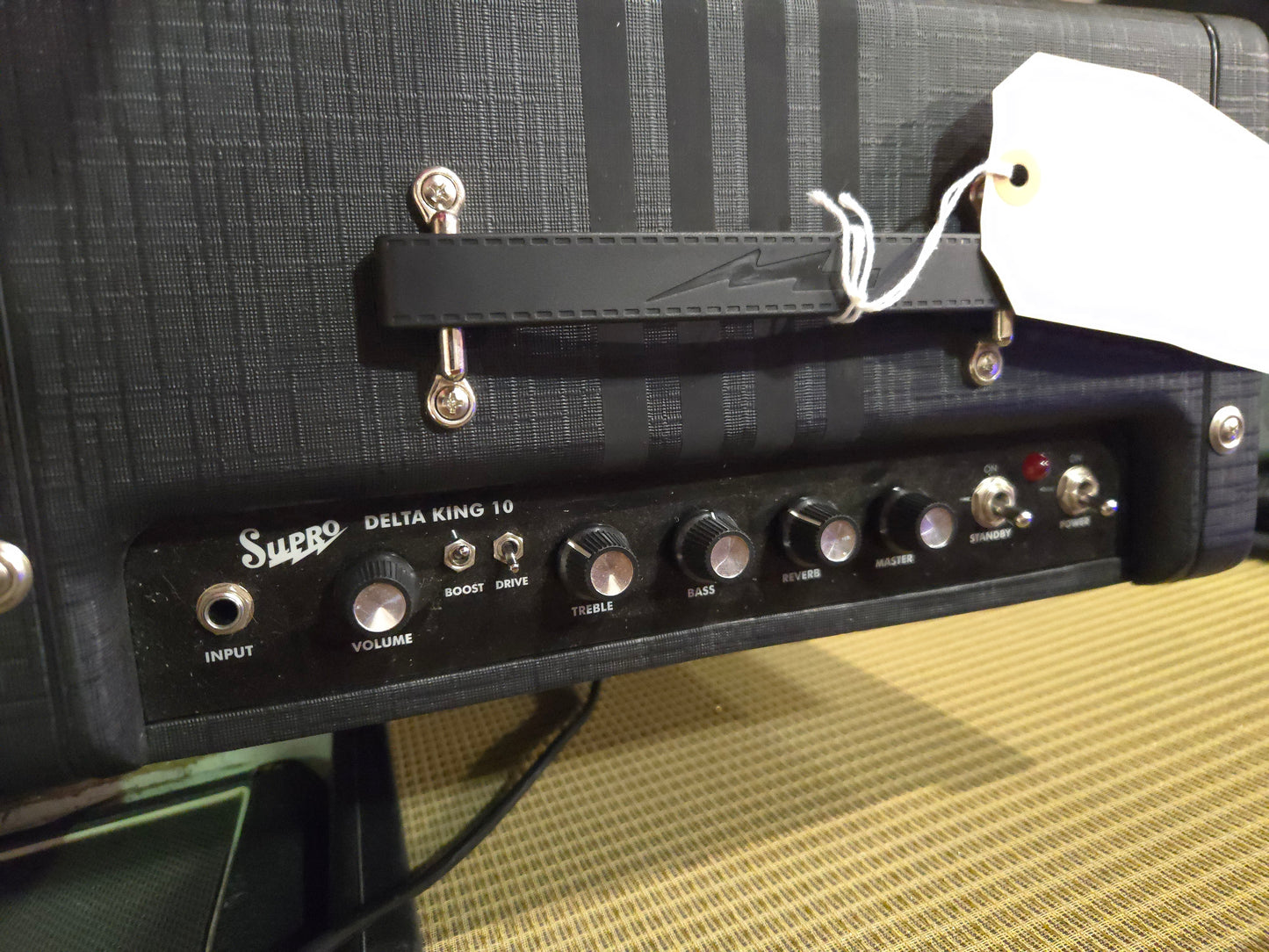 Supro 1820R Delta King 10 5-Watt 1x10" Guitar Combo 2023 - Present - Black / Black Stripes - Local Pickup Only
