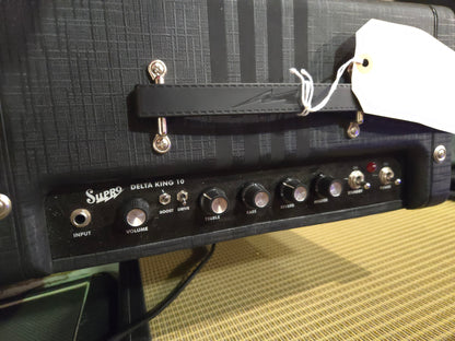 Supro 1820R Delta King 10 5-Watt 1x10" Guitar Combo 2023 - Present - Black / Black Stripes - Local Pickup Only