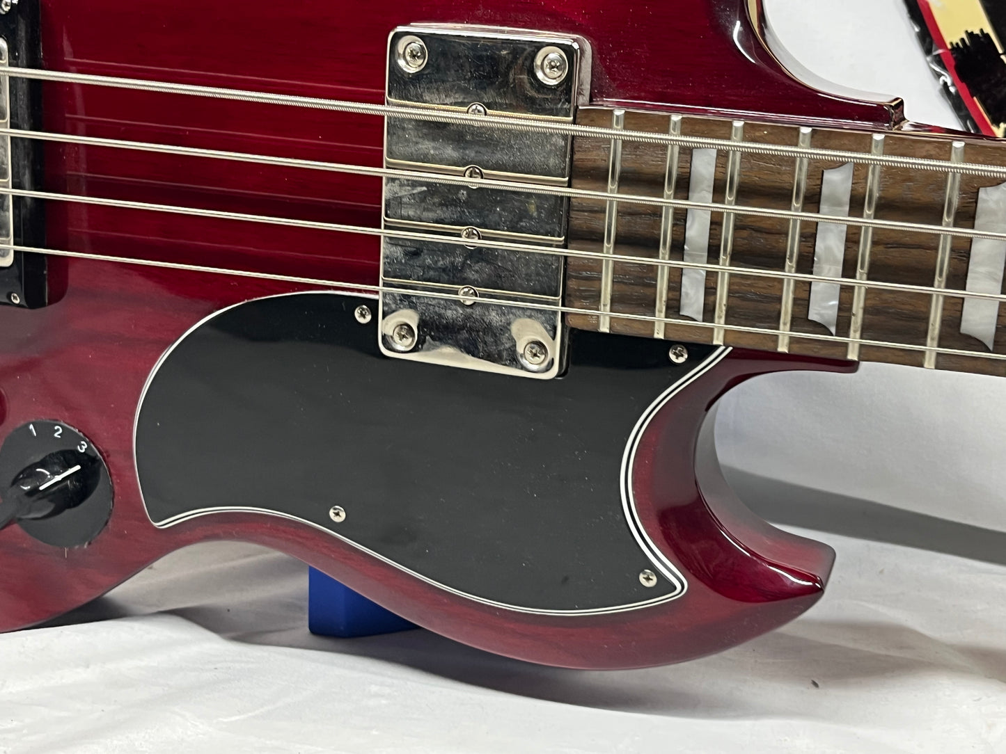 Epiphone EB-3 SG 4-String Doublecut Electric Bass - Cherry Red