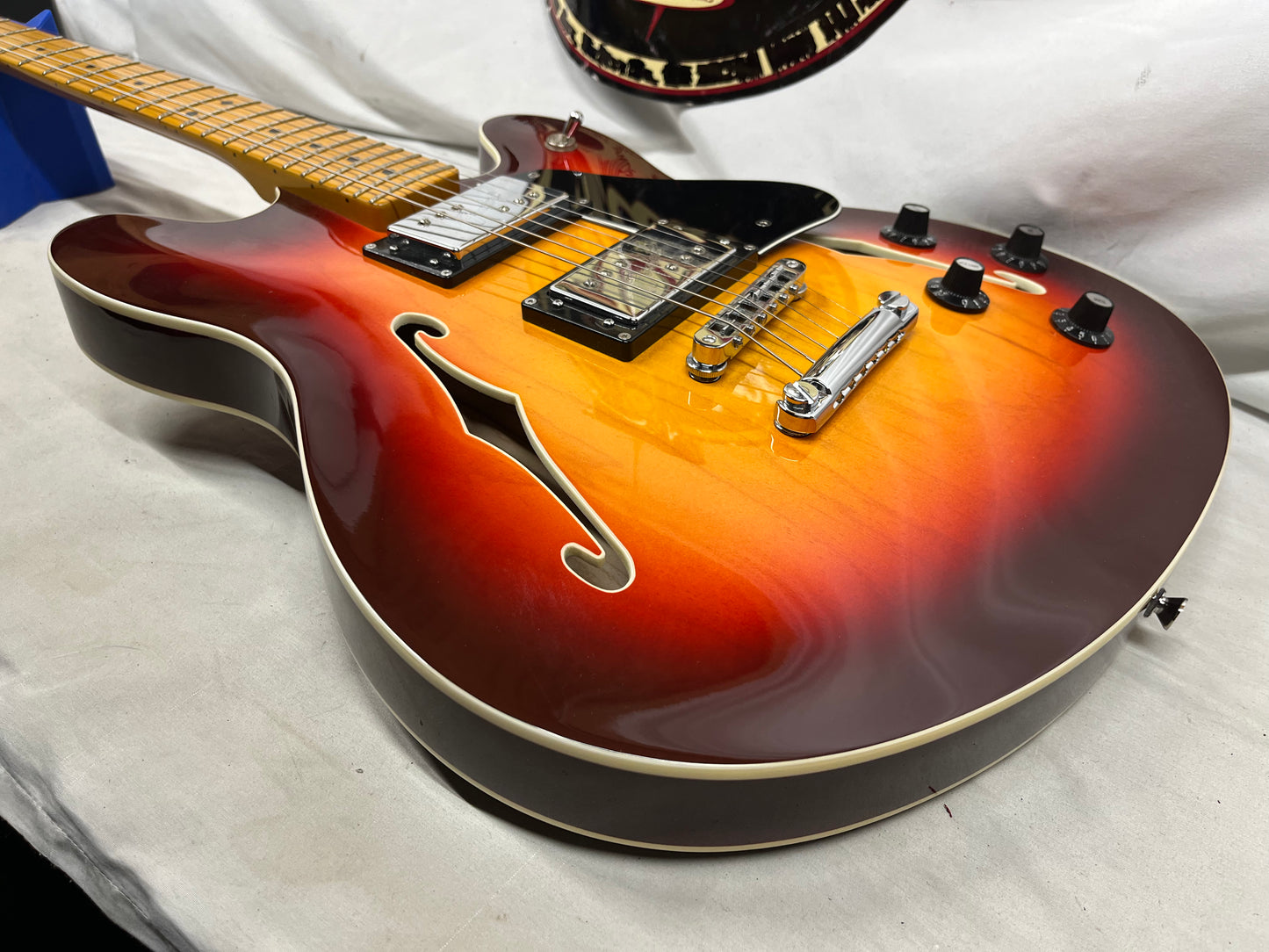 Fender Starcaster Semi-Hollow Body Electric Guitar - Aged Cherry Burst