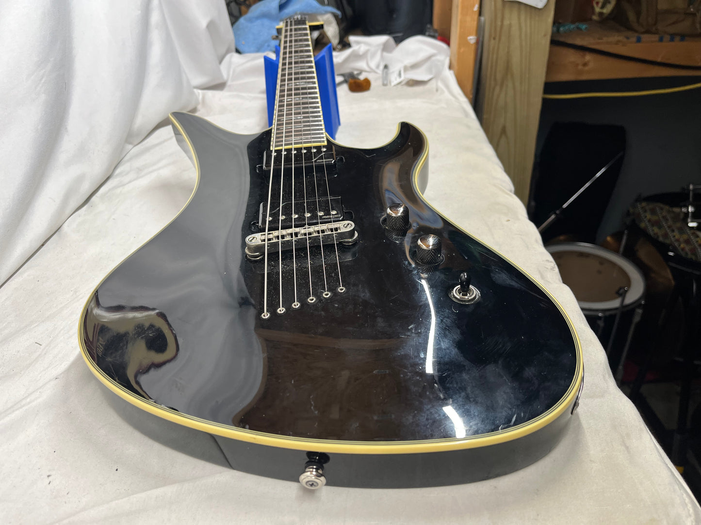 Schecter Diamond Series Avenger Blackjack Doublecut HH Electric Guitar