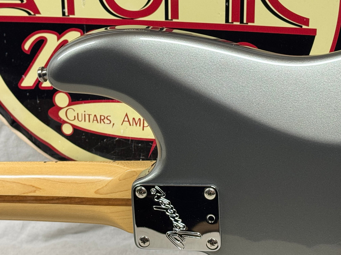 Fender USA Eric Clapton Stratocaster Guitar with Case 1998 - Pewter / Maple neck