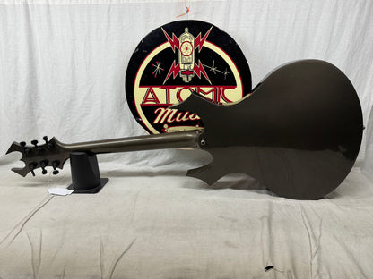 B.C. Rich bc The Dagger Semi-Hollowbody Guitar - Gun Metal Gray