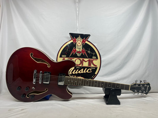 Ibanez Artcore Series AS73 Semi-Hollow Body Electric Guitar - Transparent Cherry Red