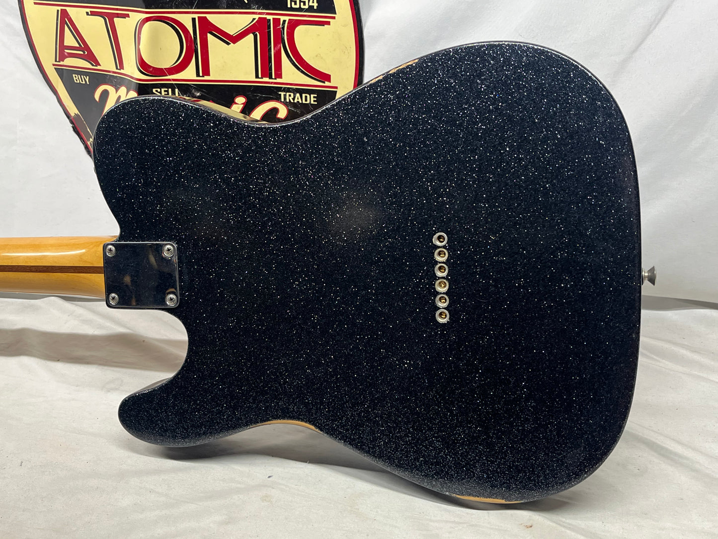 Fender Brad Paisley Esquire Signature Telecaster tele Electric Guitar MIM - Made in Mexico - Black Sparkle