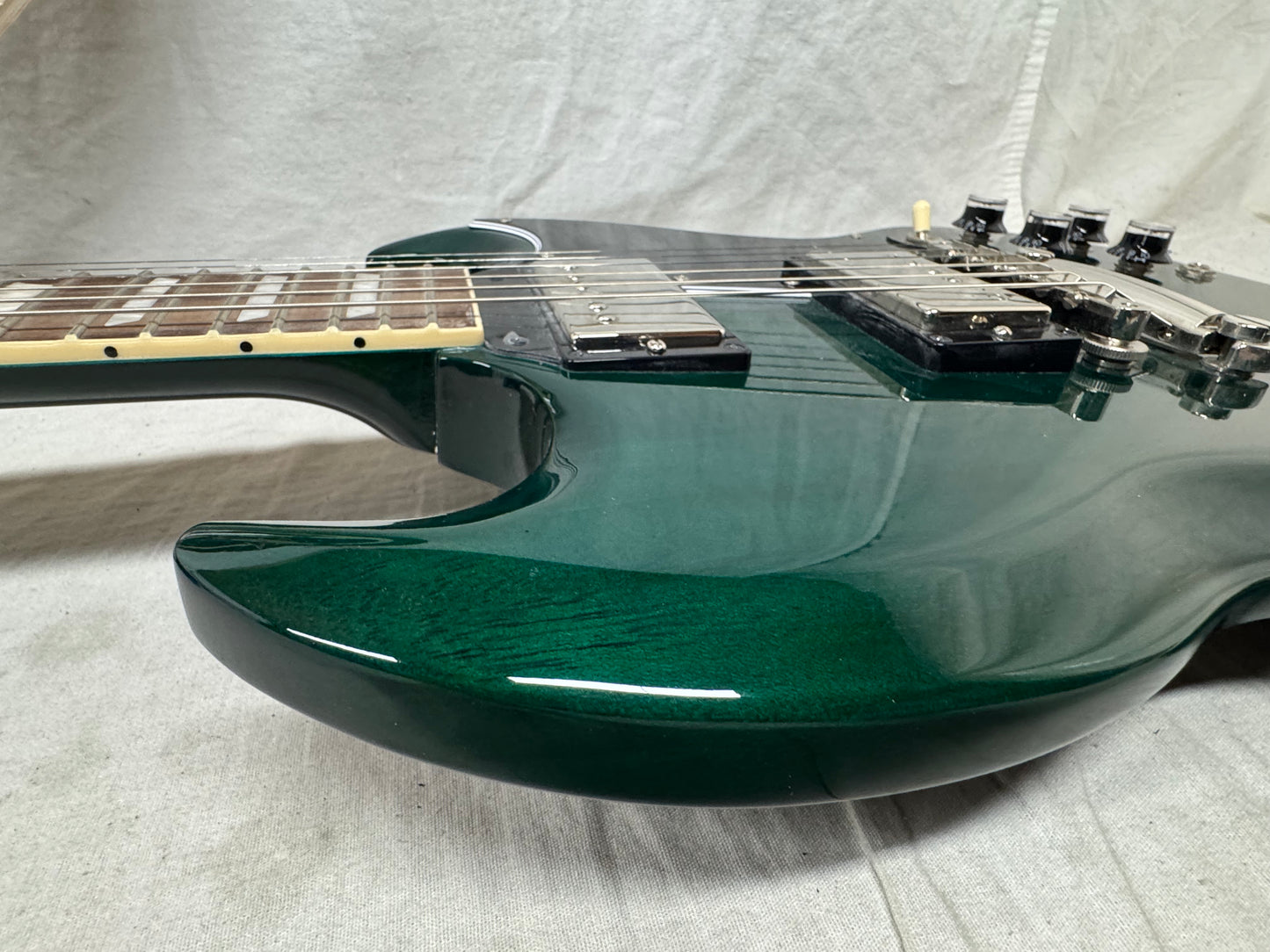 Gibson SG6100TLNH1 SG Standard '61 1961 Reissue Guitar with Case 2024 - Translucent Teal