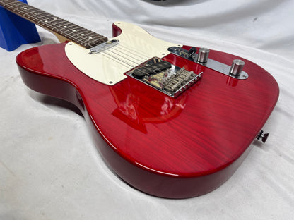 Fender American Standard Telecaster Tele Crimson Red Electric Guitar - Pickups have been Replaced with Seymour Duncan APTL-1/APTR-1