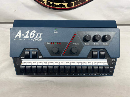 Aviom A-16 II Personal Mixer with Mount and Power Supply