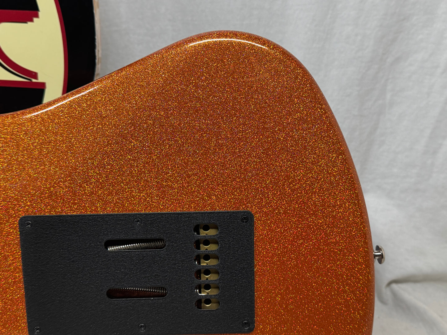 Ernie Ball Music Man BFR Ball Family Reserve Albert Lee HH Tremolo Signature Model Guitar with COA + Case 2018 - Orange Crush Sparkle