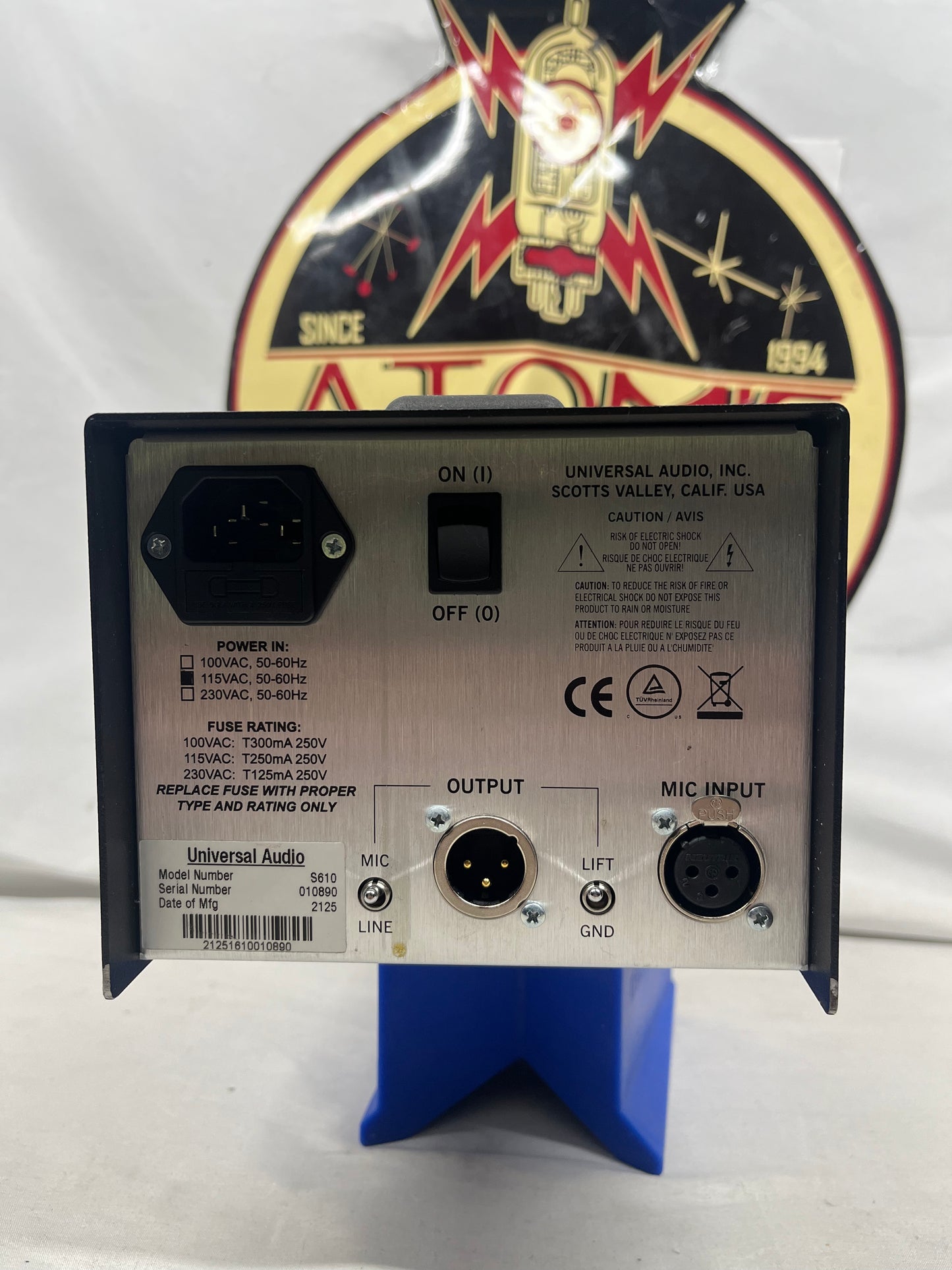Universal Audio Solo/610 Vacuum Tube Microphone Preamp mic pre & DI d.i.