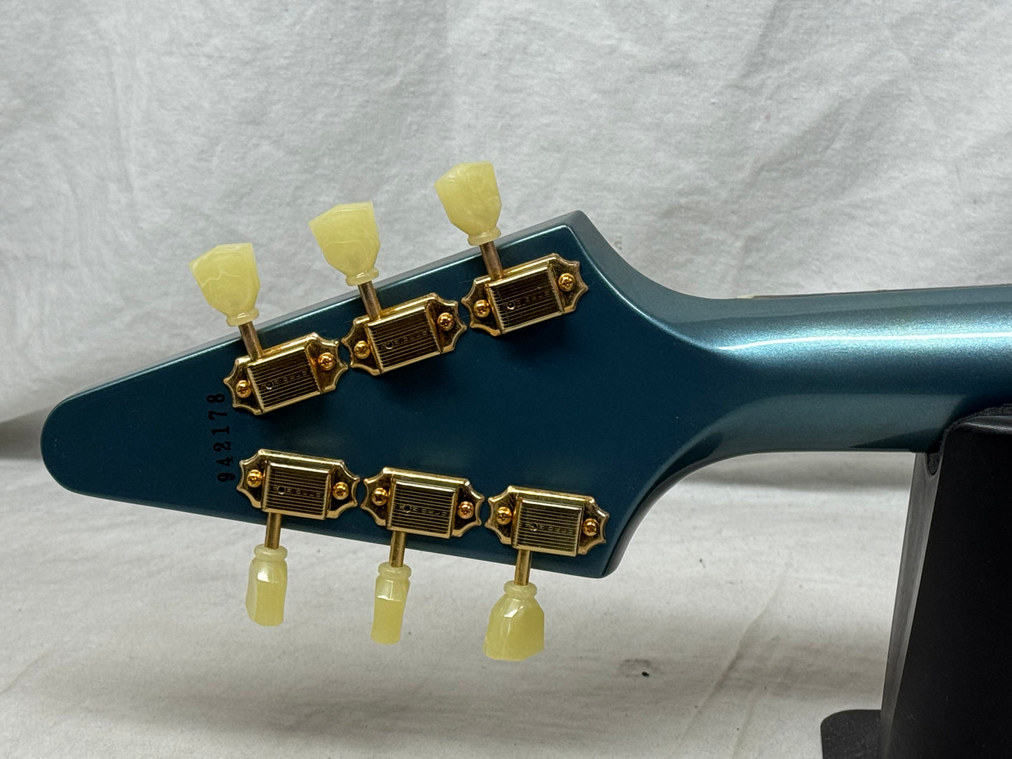 Gibson USA Custom Shop '59 1959 Reissue Flying V Guitar with COA + Case - Pelham Blue
