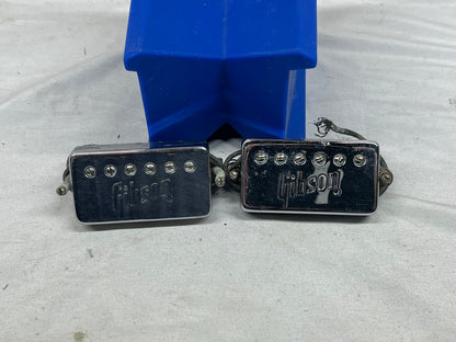 Gibson Embossed Humbuckers Vintage - PAIR! 1972 with Gibson Pickup Case