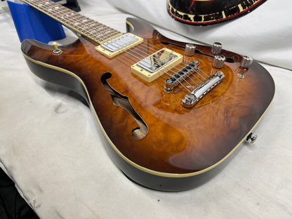 Schecter Diamond Series C-1 E/A HH Semi-Hollow Body Electric Guitar with Hard Case