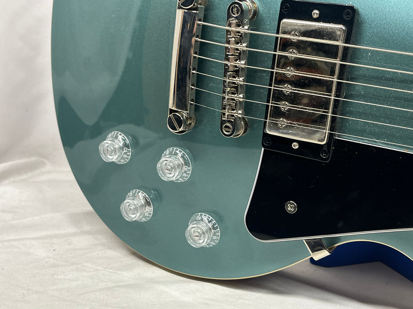 Epiphone Les Paul Modern Singlecut Electric Guitar - Faded Pelham Blue