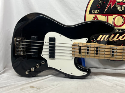 Squier Contemporary Active Jazz Bass HH V 5-String Electric Bass 2019 - Black