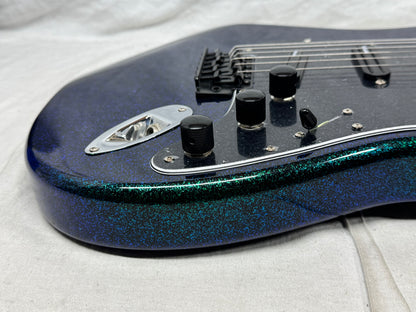Fender Special Edition FSR Flip Flop Standard Stratocaster Guitar - upgraded! 2004 - Green-Blue