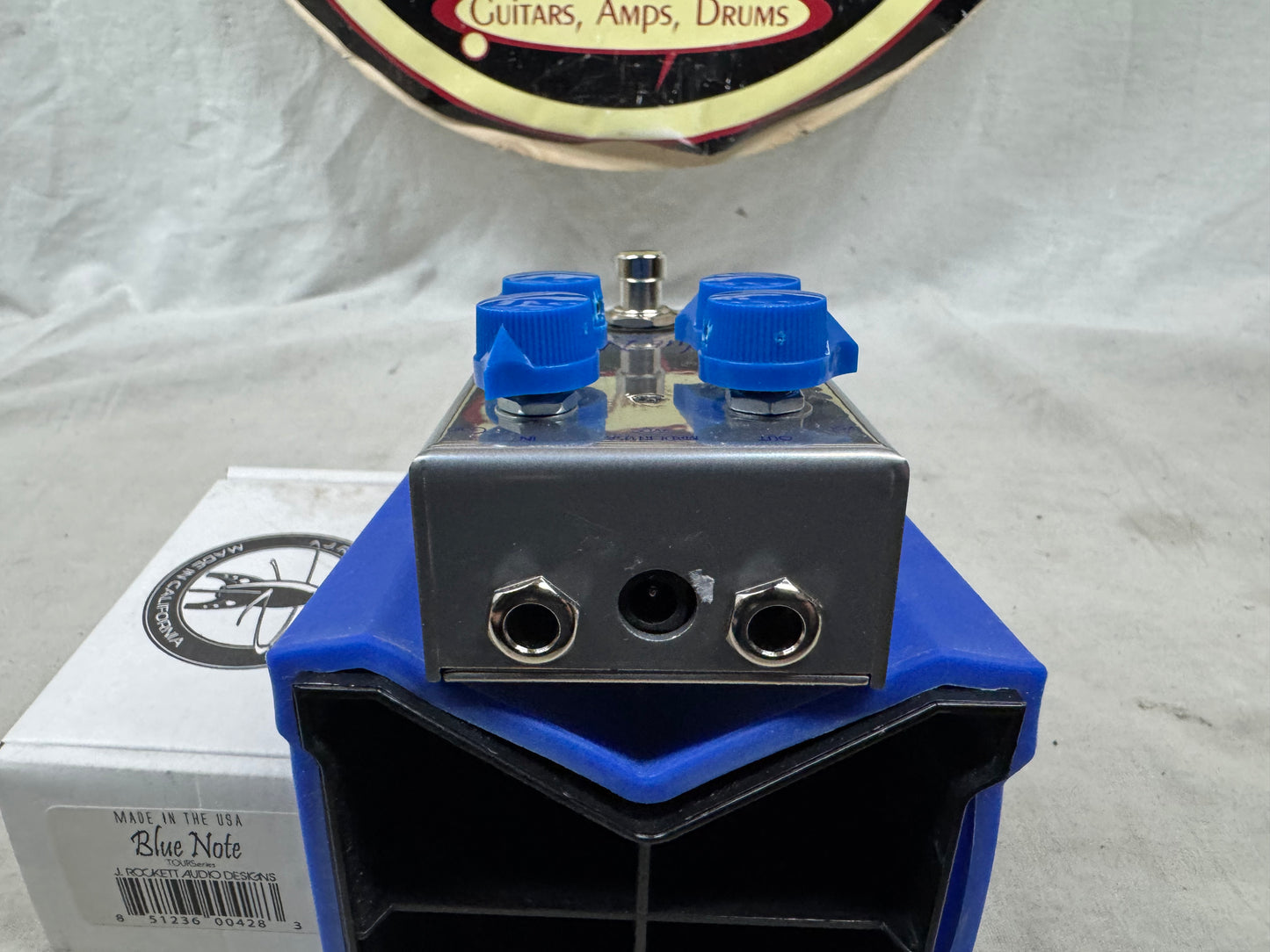 J. Rockett Audio Designs TOURSeries Blue Note Overdrive Pedal with Box