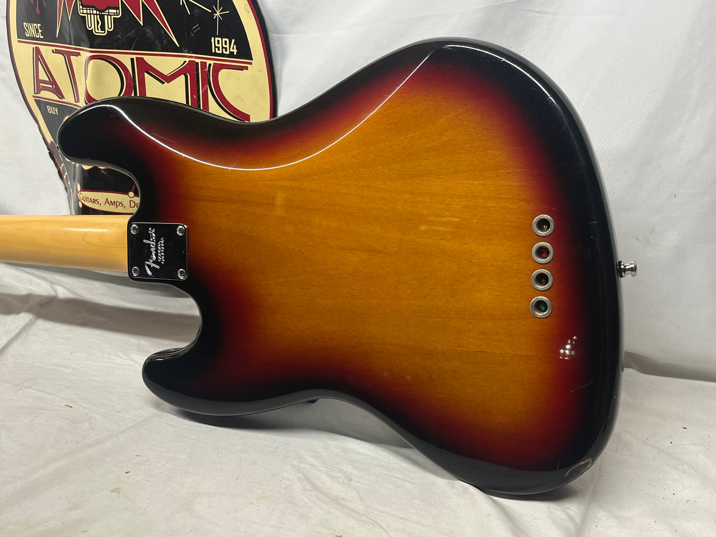 Fender American 4-String Electric Jazz Bass with Hard Case - 3-Color Sunburst