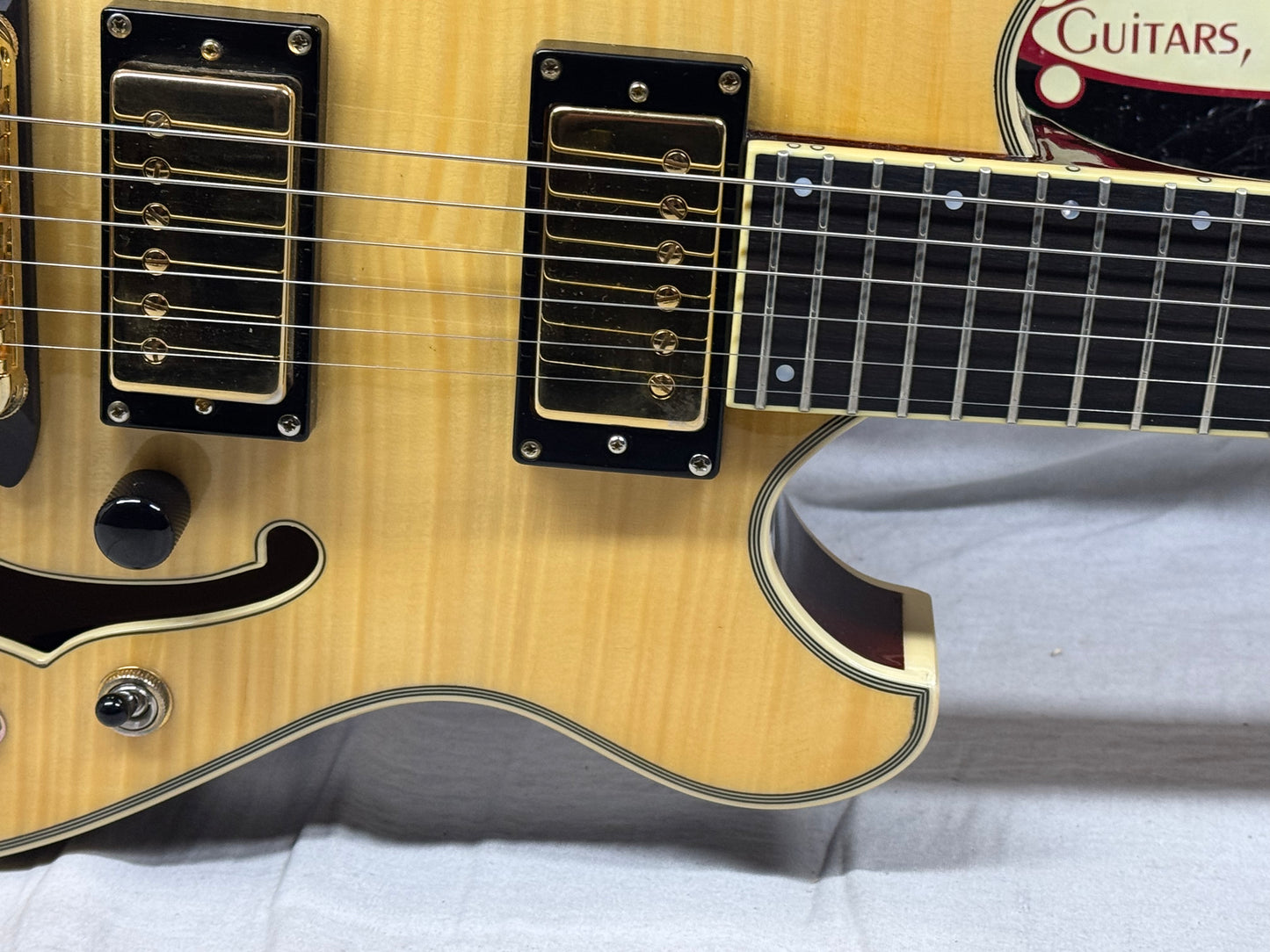 Eastwood Classic 6 TA PH Hollowbody Guitar with Case