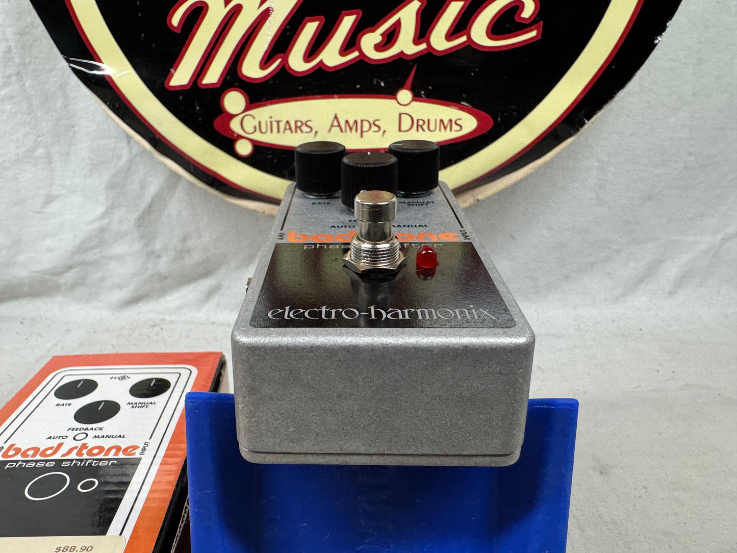 Electro-Harmonix Bad Stone Phase Shifter Phaser Pedal with Box