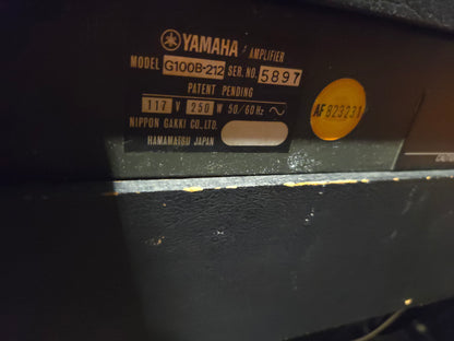 Yamaha G100B-212 Hundred B212 100-Watt 2x12" Guitar / Bass Combo 1975 - 1979 - Local Pickup Only