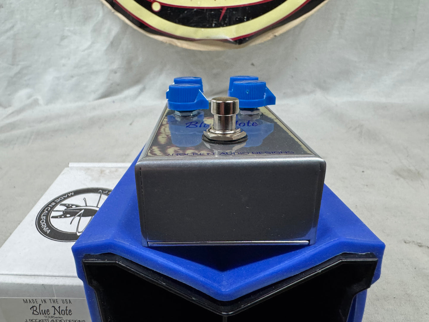 J. Rockett Audio Designs TOURSeries Blue Note Overdrive Pedal with Box