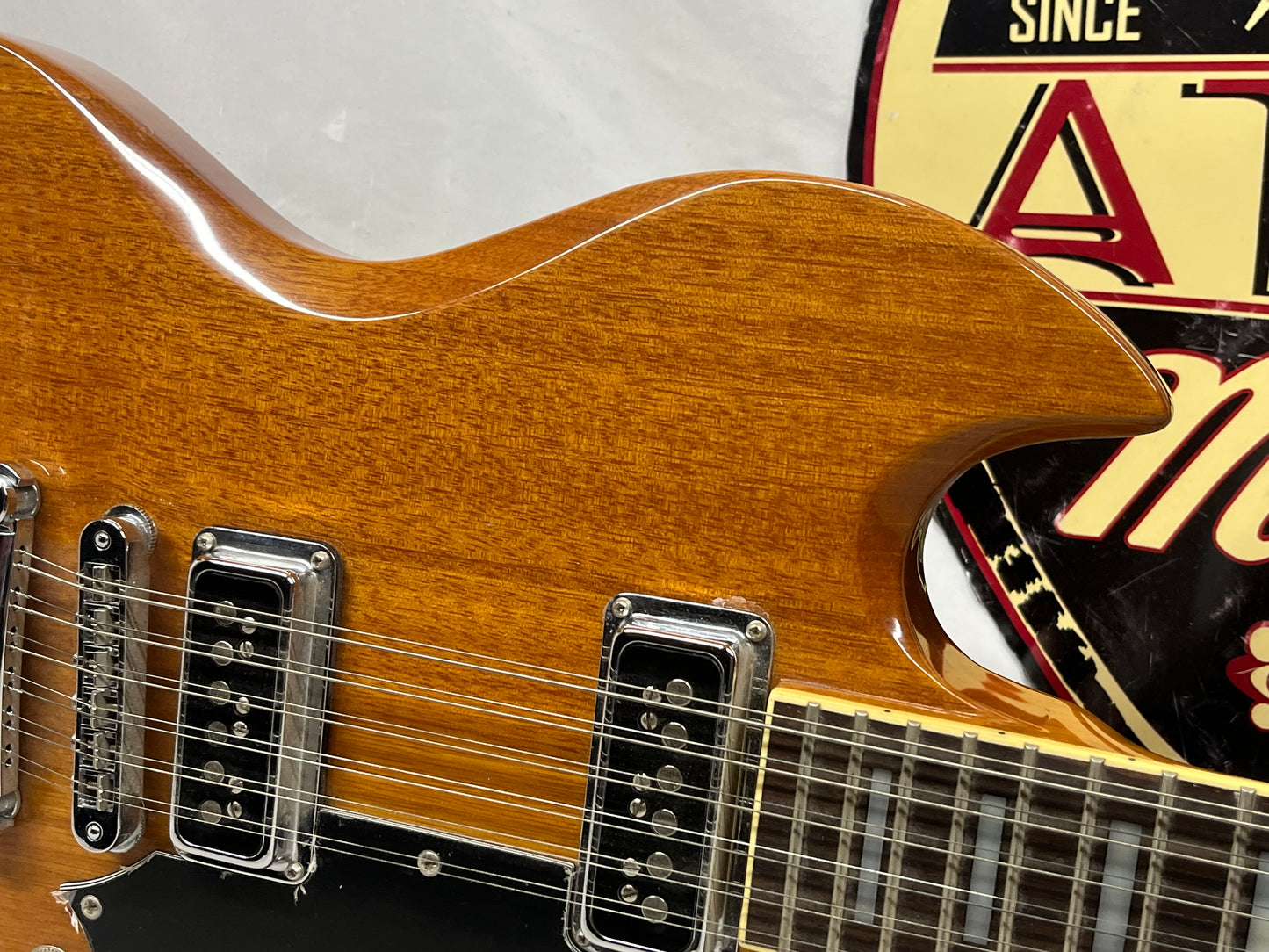 DeArmond S-73 12-String Doublecut Electric Guitar - Natural