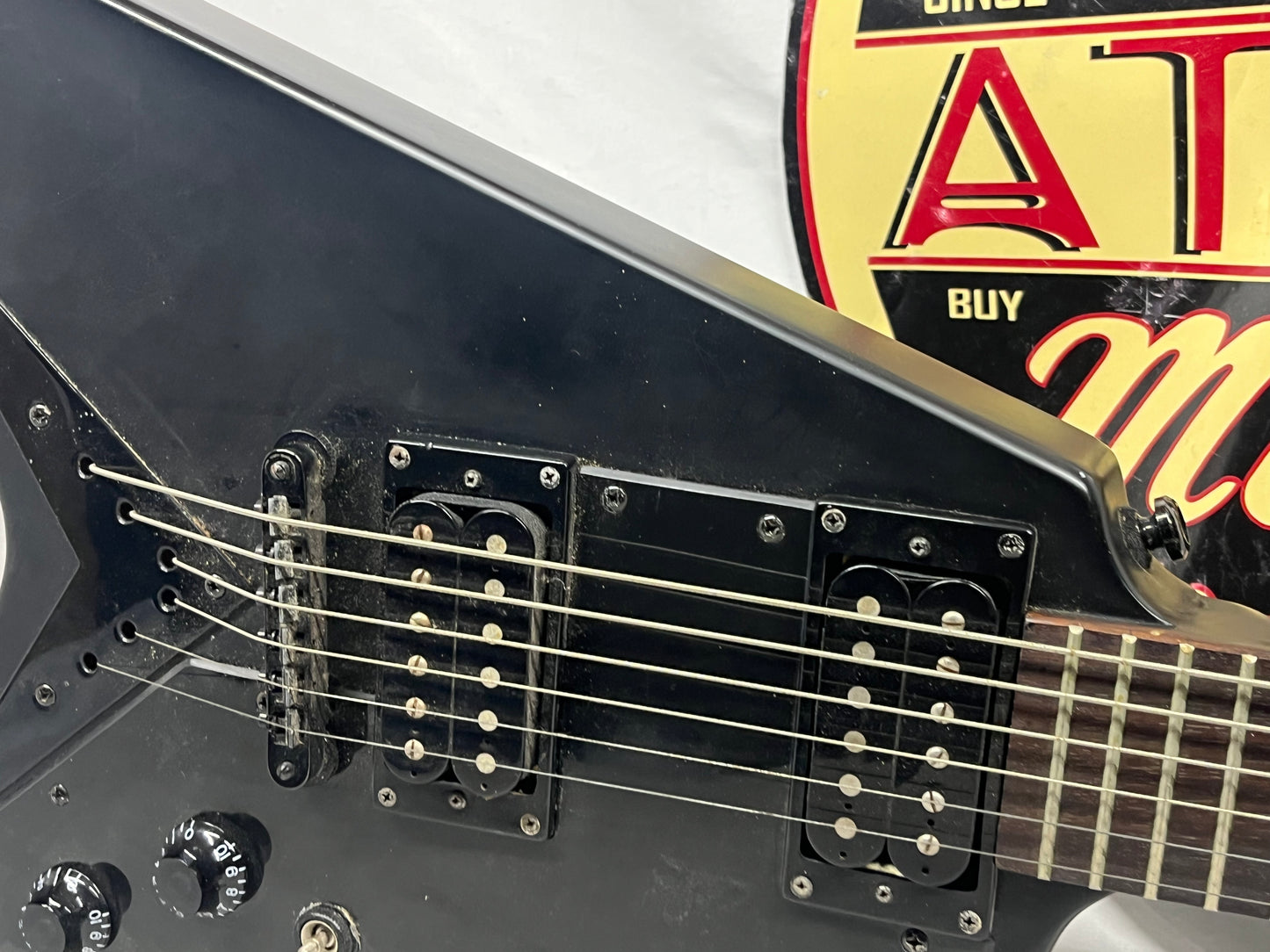 Epiphone Flying V Goth '58 Electric Guitar 2003 - Pitch Black