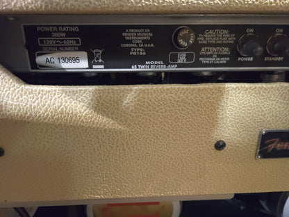 Fender '65 Twin Reverb Reissue FSR Limited Edition 85-Watt 2x12" Guitar Combo 2013 - 2014 - Blonde / Wheat - Local Pickup Only