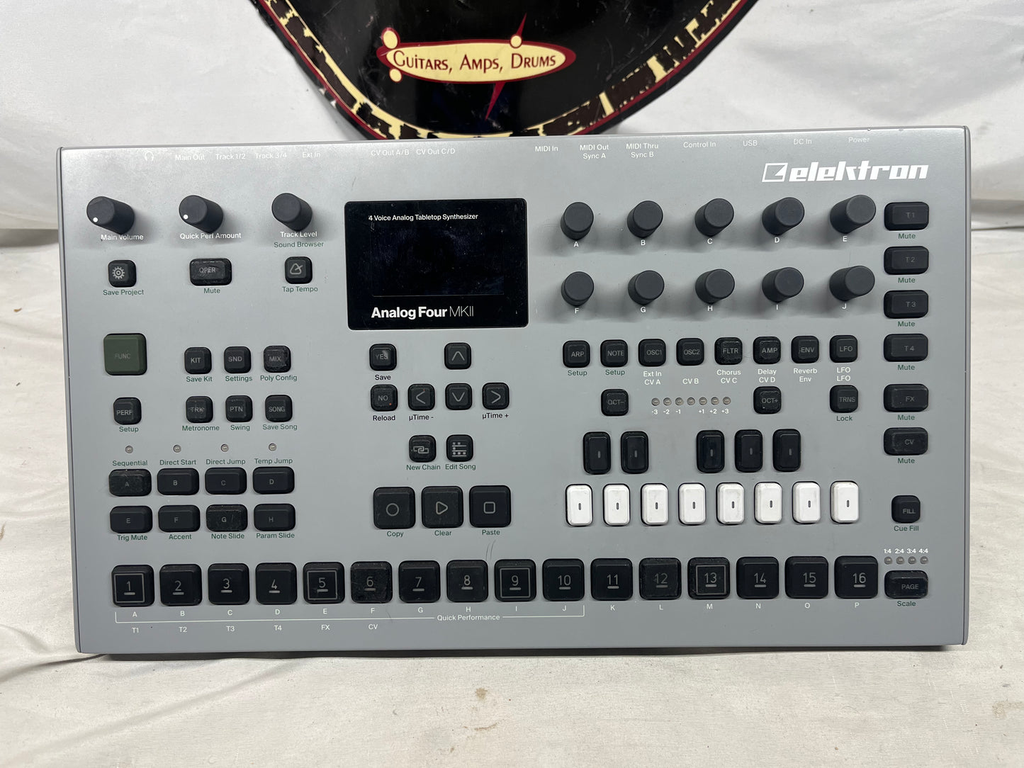 Elektron Analog Four MKII 4-Voice Analog Tabletop Synthesizer