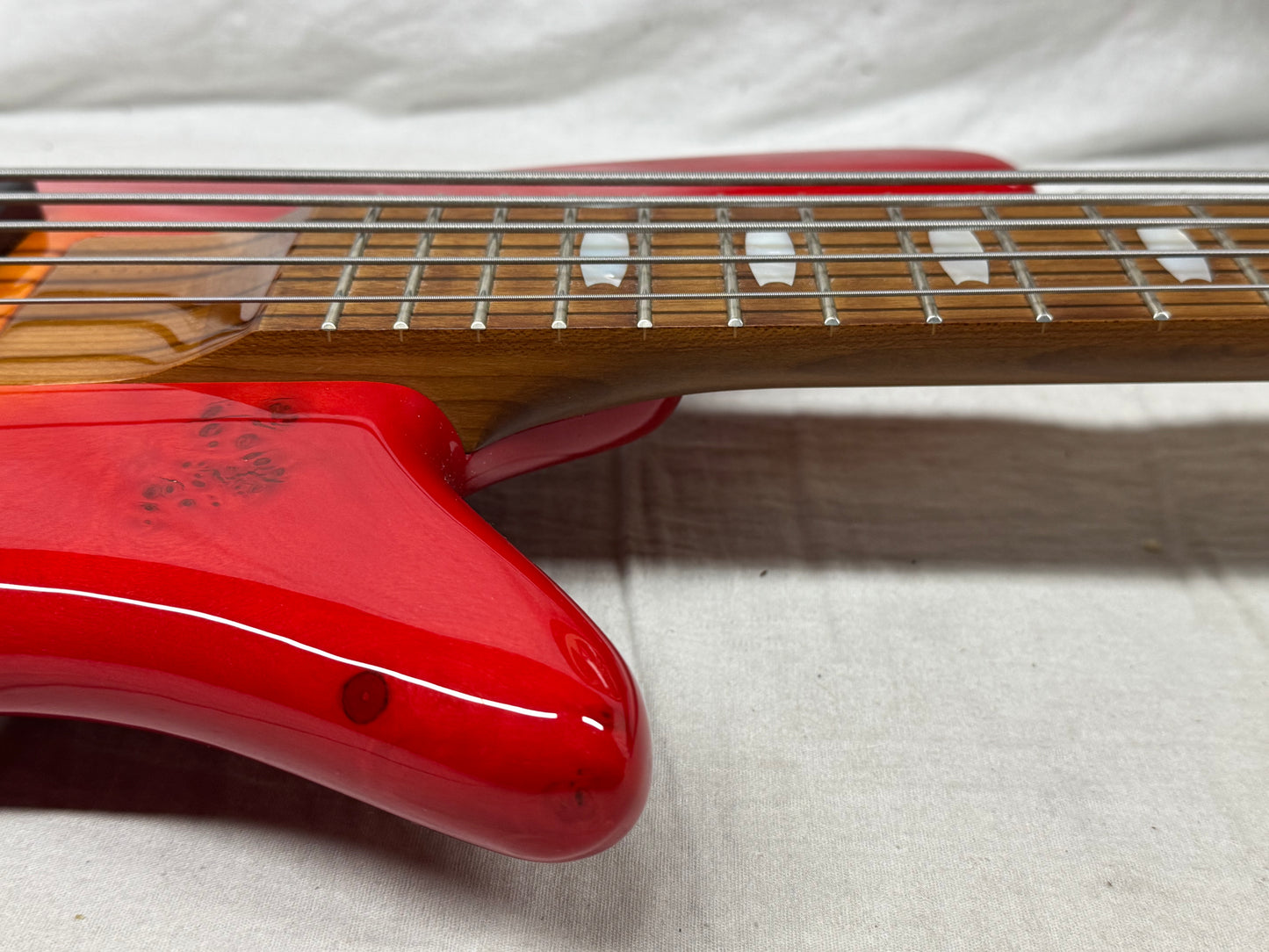 Spector Euro Series Eurobolt 5-String Bass with Gig Bag - Inferno Red