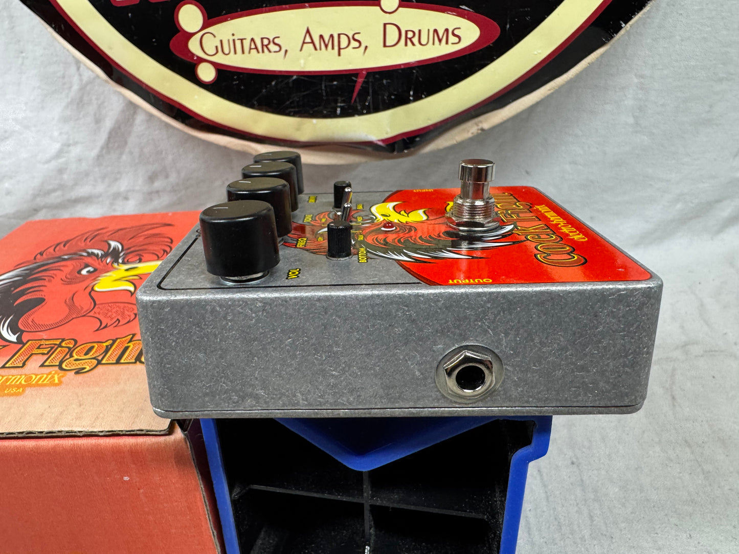 Electro-Harmonix Cock Fight cockfight Cocked Talking Wah Filter Pedal with Box