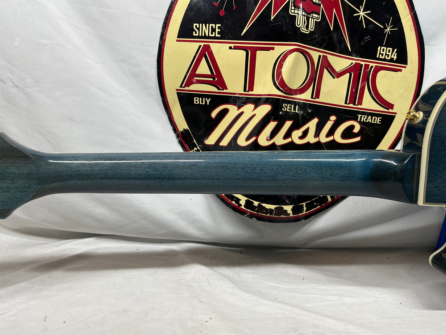 Epiphone Les Paul Custom Quilt Singlecut HH Electric Guitar - Ocean Blue
