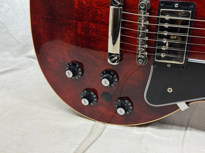 Gibson Les Paul Traditional Pro II 2 Guitar with Case 2012 - modified! - Wine Red